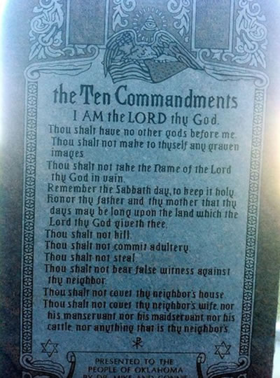ACLU sues to remove Ten Commandments monument from Capitol grounds