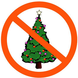 School bans Christmas trees, the colors red & green
