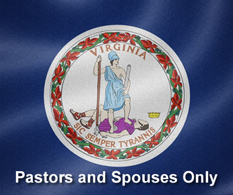 Virginia Pastors and Spouses Only