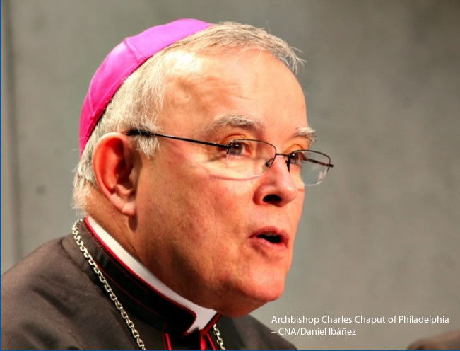 Archbishop Chaput – “About Those Unthinking, Backward Catholics”