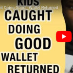 Kids caught doing good, return wallet to veteran.