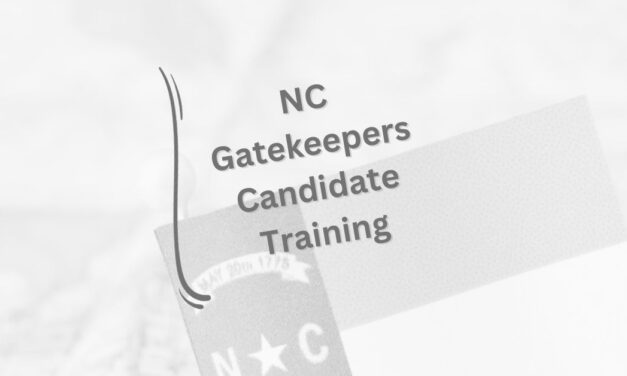 NC Gatekeepers Candidate Training