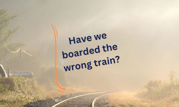 Have we boarded the wrong train?