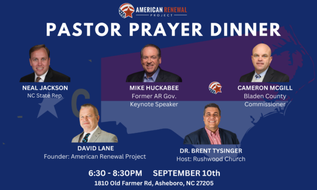 NC Pastor Prayer Summit – Asheboro Dinner Event