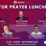 NC Pastor Prayer Summit – Henderson Lunch Event