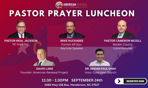 NC Pastor Prayer Summit – Henderson Lunch Event